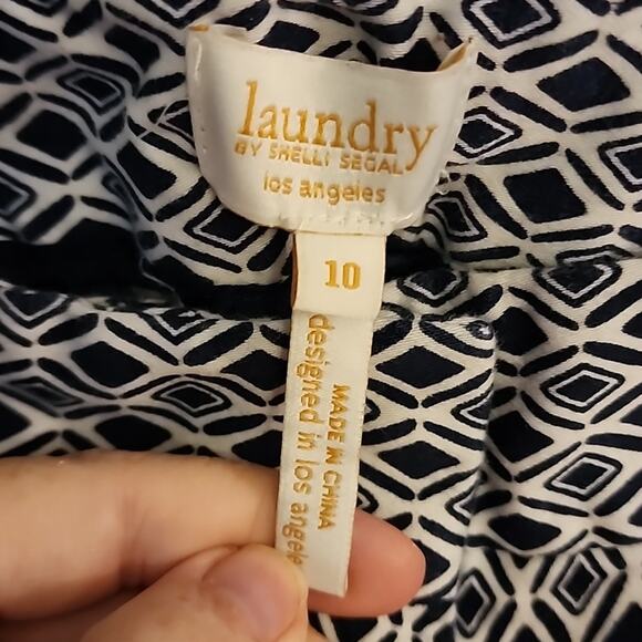 Laundry by Shelli Segal Geometric Print Pants, EUC, 10 - Picture 7 of 8